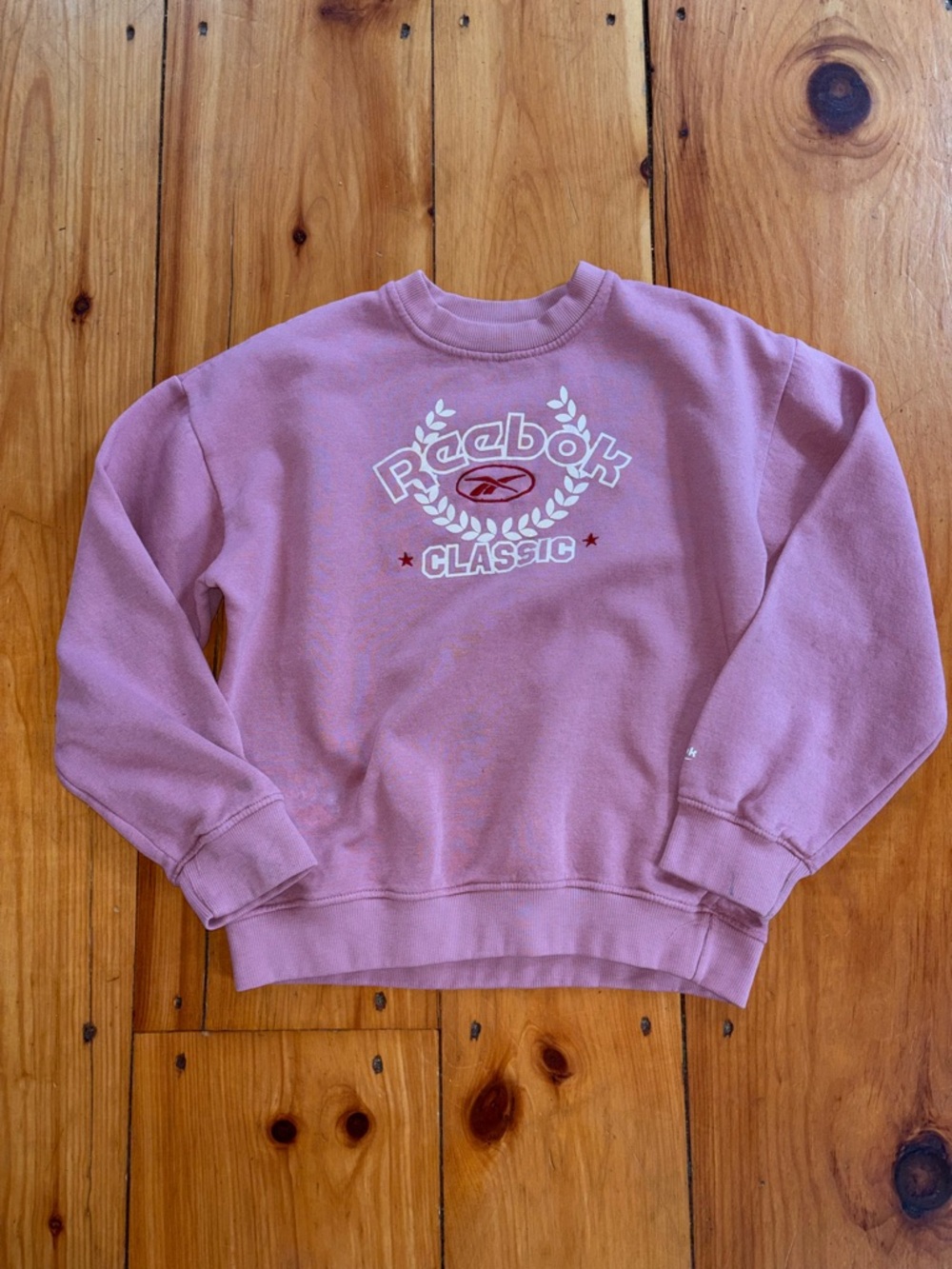 Vintage Reebok Classic Sweatshirt Distressed Girls XL 14/16